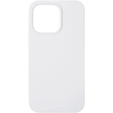 Чехол для iPhone TPU Silicone Case without Logo White for iPhone 13 Pro: Цвет белый