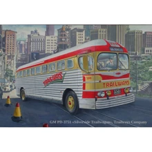 Пассажирский автобус RODEN GMC PD-3751 “Silverside Trailwagon” Trailways Company: Производитель RODEN