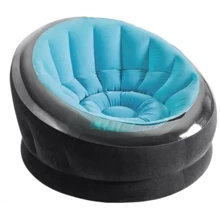 Надувное велюровое кресло Intex 112х109х69 см (68582(Blue)): Производитель Intex