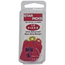 Медиатор Набор медиаторов CLEARTONE 30021 STAR PICK 12-PACK 0.50: Тип Медиатор