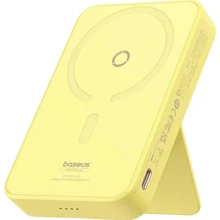 Внешний аккумулятор Baseus Power Bank 5000mAh Magnetic Bracket Wireless Fast-Charging 20W Yellow (P10064101Y23-00): Количество USB 1