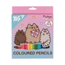 Олівці кольорові Yes 24 кольорів Pusheen Stormy and Pip (290741): Тип Цветные