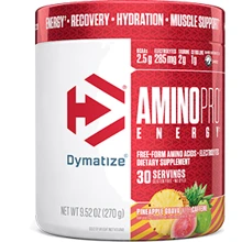 Аминокислота для спорта Dymatize Amino Pro with Energy 270 g /30 servings/ Pineapple Guava: Вкус Гуава, Ананас