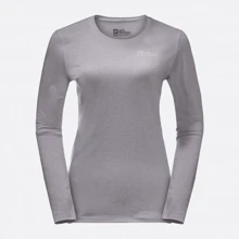 Термолонгслив Jack Wolfskin Sky Thermal L/S W 1808961_2174 40 (XS) серый: undefined undefined
