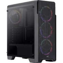 Корпус Aerocool Ore Saturn FRGB-G-BK-v1 Black Mid Tower FRGB: Форм-фактор материнской платы ATX / Micro-ATX / Mini-ITX