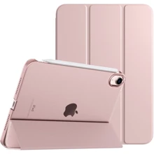 Аксессуар для iPad BeCover Case Book Tri Fold Hard Pink for iPad Mini 7 2024 (712454): Цвет розовый