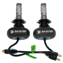 LED лампа Baxster S1 H7 5000K 4000Lm (2 шт): Головной свет Противотуманная, Дальний свет, Ближний свет