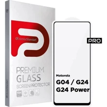 Аксессуар для смартфона ArmorStandart Tempered Glass Pro Black for Motorola Moto G04 / G24 / G24 Power (ARM74296): Совместимость Motorola Moto G04 / G24 / G24 Power