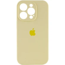 Чехол для iPhone Mobile Case Silicone Case Full Camera Protective Mellow Yellow for iPhone 15 Pro Max: Цвет желтый