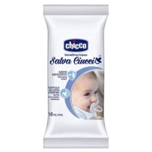 Серветки дезінфікуючі Chicco Salva Ciucccio 16 шт. (07921.00): Виробник Chicco