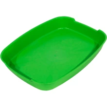 Туалет Lucky Pet мелкий без сетки 37x28x6 см зеленый (554307): Вид Открытый