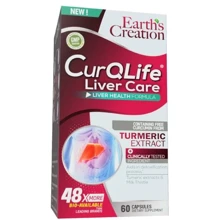 Earth‘s Creation CurQLife Liver Care Комплекс для печени 60 капсул: Форма выпуска Капсулы