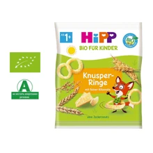 Органические хрустящие кольца HIPP с пармезаном 25 г (1999035): Тип Снеки