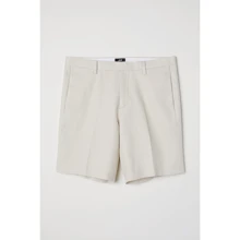 Шорты H&M 6117307 3XL белые: Фасон Классика