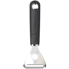 Овочечистка з горизонтальним лезом Kitchen Craft Masterclass Soft Grip (MCSGNWYP): Лезо Нержавеющая сталь
