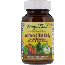 MegaFood Women's One Daily 60 Tabs Мультівітаміни і мінерали для жінок: Тип мультивітаміни