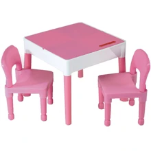 Комплект Tega стол+2 стула MT-003 698 pink/white: Тип набор