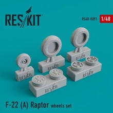 Смоляні колеса RESKIT для літака F-22A "Raptor" RS48-0091: Виробник RESKIT