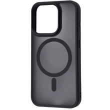 Чехол для iPhone WAVE Matte Insane Case with MagSafe Black for iPhone 15 Plus: Цвет черный
