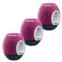 Набор Satisfyer Masturbator Egg 3er Set Bubble: Для кого Для мужчин