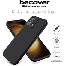 Чехол для телефонов BeCover TPU Case Black for Motorola Edge 40 Neo (710545): Совместимость Motorola Edge 40 Neo