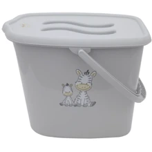 Відерце для памперсів Maltex Zebra grey сірий (6906_90): Виробник Maltex