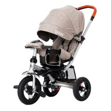 Велосипед трехколесный Tilly Travel Бежевый лен (T-387/1 BEIGE): Тип Велосипед-коляска