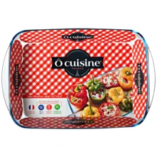 O CUISINE прямоугольная 40х27х7см (4.5л) с крышкой (240PC05): Крышка Нет