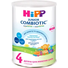 Дитяча Суміш Hipp Combiotic 4, 350 гр (9062300140030): Тип Суміші молочні