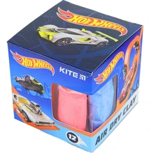Пластилин воздушный Kite Hot Wheels 12 цветов + формочка (HW23-135): Производитель KITE