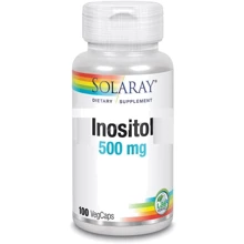 Solaray Inositol, 500 mg, 100 Vegetarian Capsules (SOR-04358) Инозитол: Тип Витамин B