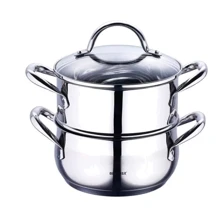 Каструля Bergner Gourmet з пароваркою 2.2 л (BG-6521): Тип Кастрюля с пароваркой