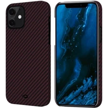 Чохол для iPhone Pitaka MagEZ Case Twill Black / Red (KI1203M) for iPhone 12: Колір червоний