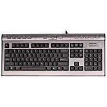Клавиатура A4tech KL-7MUU-R Silver/Black: Подключение проводное