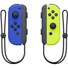 Аксессуар для приставок Nintendo Switch Joy-Con Pair Blue/Neon Yellow: Совместимость Nintendo Switch