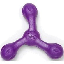 Игрушка для собак West Paw Skamp Large J.Green Три лепестка фиолетовый 22 см (BZ031EGG): Производитель West Paw