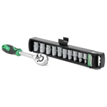 Набор головок 10 шт. c трещоткой 1/2" Intertool ET-6013: Назначение набора Для домашнего использования