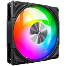 Кулер Montech METAL PRO 12 ARGB PWM BLK: Уровень шума, dB 26