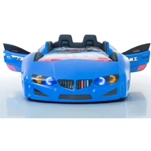 Детская кровать машина BMW VIP синяя: Тип классическая