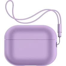 Чехол ArmorStandart Silicone Case with straps Pink Purple (ARM68613) for Apple Airpods Pro 2: undefined undefined