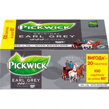 Чай Pickwick чорний з бергамотом Earl Grey 100х2 г (8711000028735): undefined undefined
