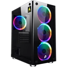Корпус 1STPLAYER X2-3R1 Printed ASMV (1stPX2_3R1PASMV): Форм-фактор материнської плати MicroATX/Mini-ITX
