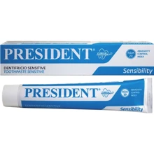 President Sensitive Зубная паста 75 ml: Назначение Чувствительные зубы, Очищение