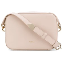 Женская сумка кросс боди Furla Block Mini Crossbody бежево-розовая (BZY7FBK): Пол Женский