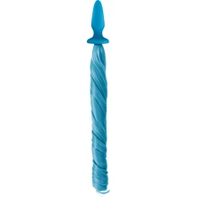 Анальна пробка з хвостиком Unicorn Tails Pastel, 8.4x3.2 см, блакитний: Для кого унісекс