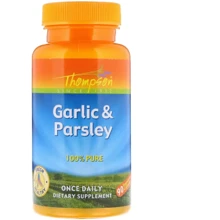 Thompson Garlic & Parsley 90 Caps Чеснок и петрушка: Форма выпуска Капсулы