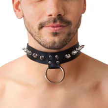 Чоловічий чокер із шипами Art of Sex - Stiles Leather and Spikes: Виробник Art of Sex