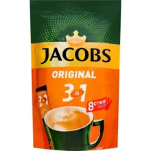 Напиток кофейный растворимый Jacobs Original 3в1 8х12 г (4820206291011): Вид напитка Напиток кофейный растворимый