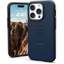 Чехол для iPhone Urban Armor Gear UAG Civilian Magsafe Mallard (114275115555) for iPhone 15 Pro: Цвет синий