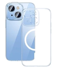 Чехол для iPhone Baseus Crystal Series Magnetic Clear for iPhone 14 (ARJC000002): Цвет прозрачный